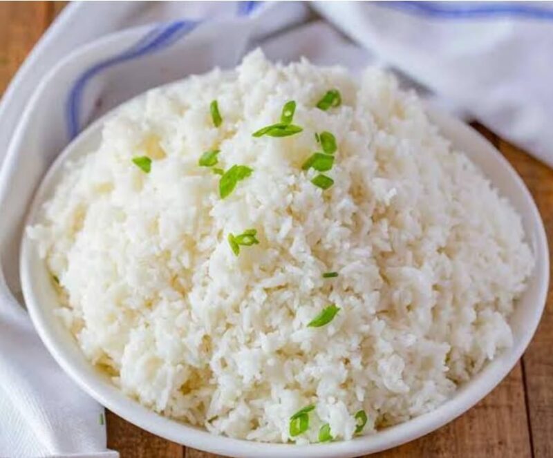 Steamed rice