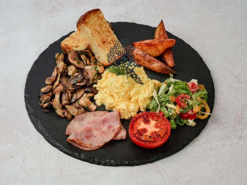 Eggs platter